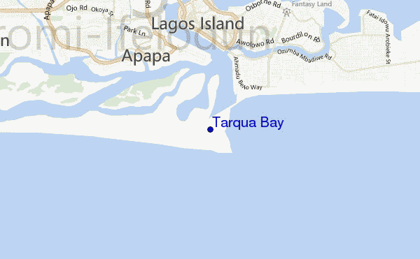 carte de localisation de Tarqua Bay