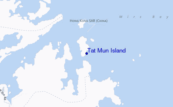 carte de localisation de Tat Mun Island