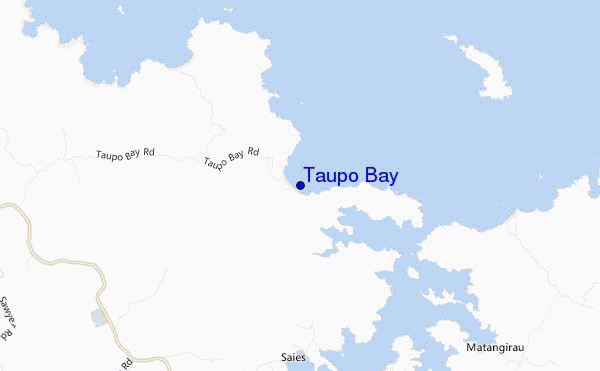 carte de localisation de Taupo Bay