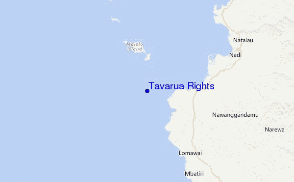 Tavarua Rights Location Map