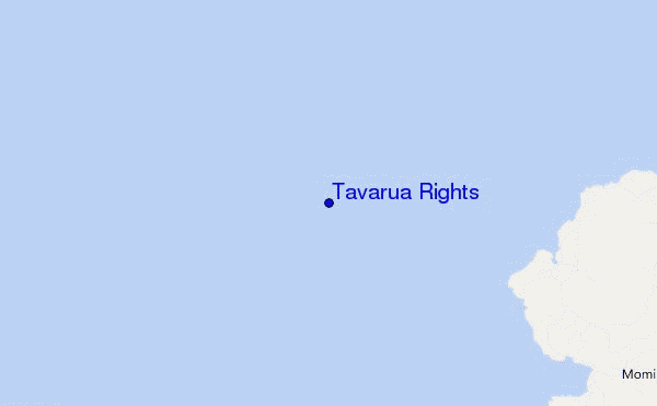 carte de localisation de Tavarua Rights