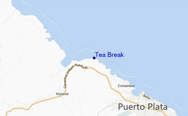 carte de localisation de Tea Break