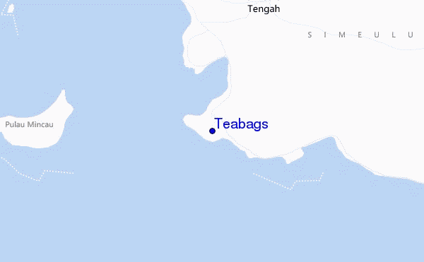 carte de localisation de Teabags