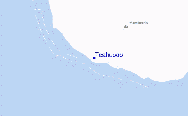 carte de localisation de Teahupoo