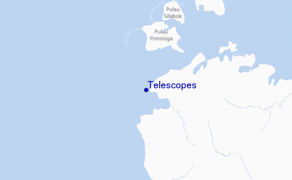 carte de localisation de Telescopes
