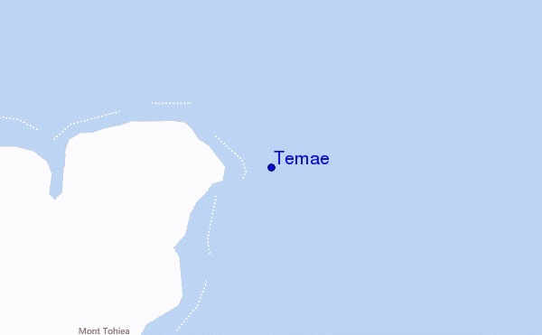 carte de localisation de Temae