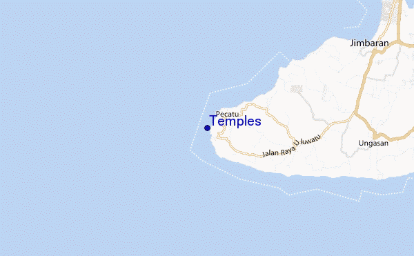carte de localisation de Temples