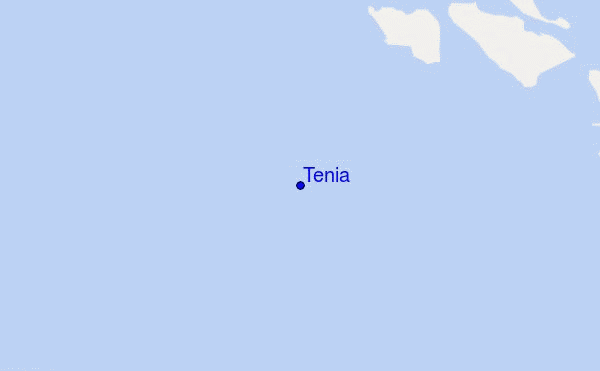 carte de localisation de Tenia