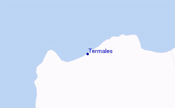 carte de localisation de Termales