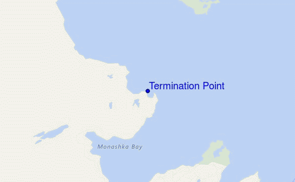 carte de localisation de Termination Point