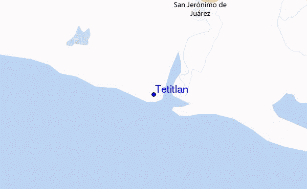 carte de localisation de Tetitlan