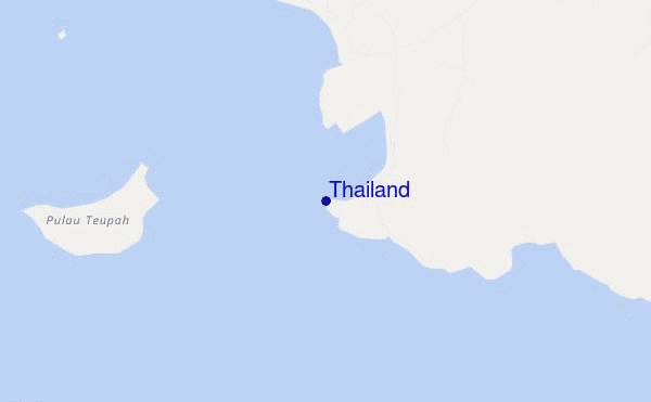 carte de localisation de Thailand