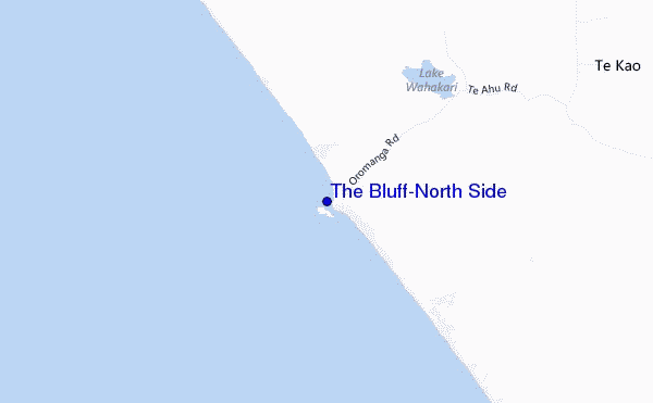 carte de localisation de The Bluff-North Side