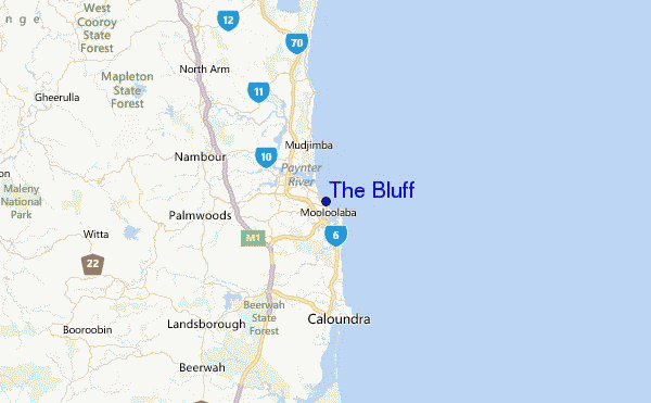 The Bluff Location Map