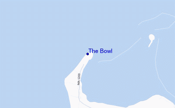 carte de localisation de The Bowl