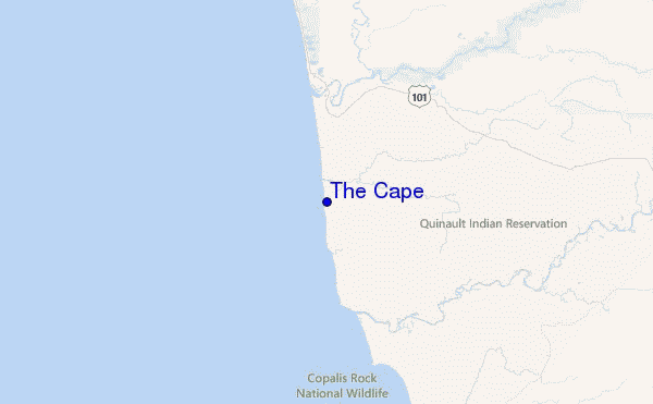 The Cape Location Map