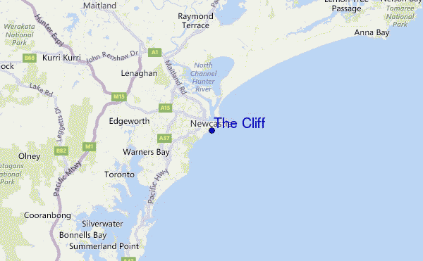 The Cliff Location Map