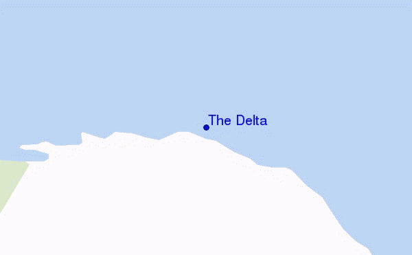 carte de localisation de The Delta