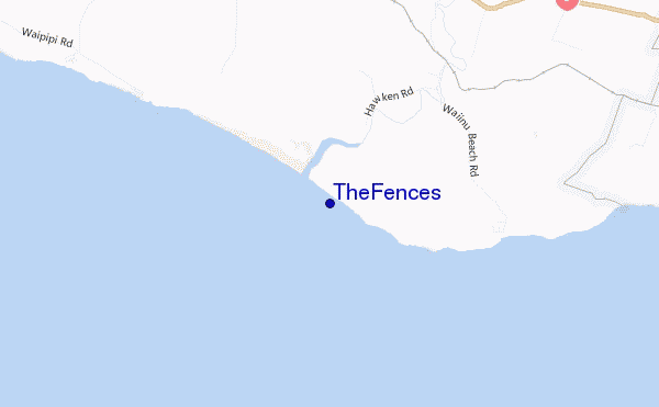 carte de localisation de The Fences