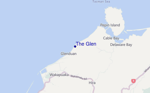 carte de localisation de The Glen