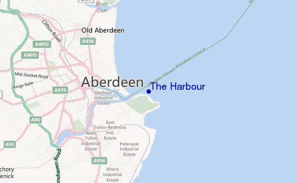 carte de localisation de The Harbour