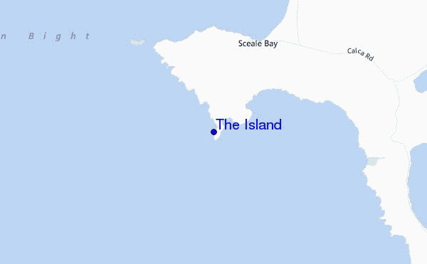 carte de localisation de The Island