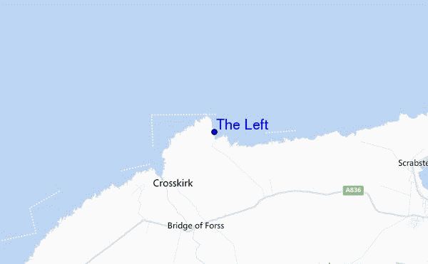 carte de localisation de The Left