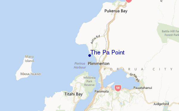 carte de localisation de The Pa Point