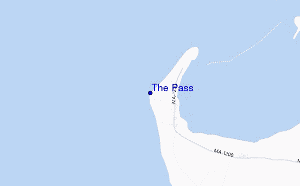 carte de localisation de The Pass