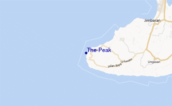 carte de localisation de The Peak