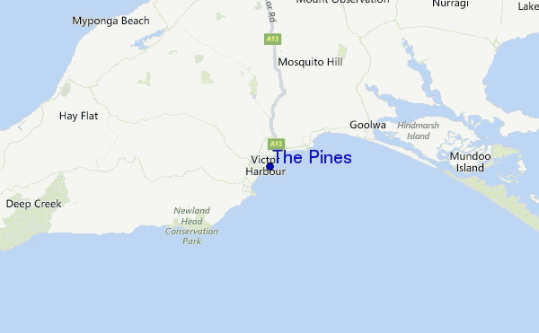 The Pines Location Map