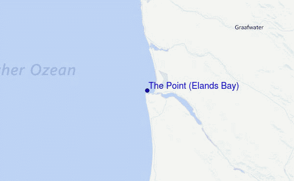 The Point (Elands Bay) Location Map