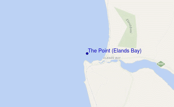 carte de localisation de The Point (Elands Bay)
