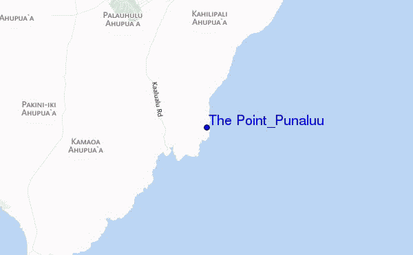 carte de localisation de The Point_Punaluu