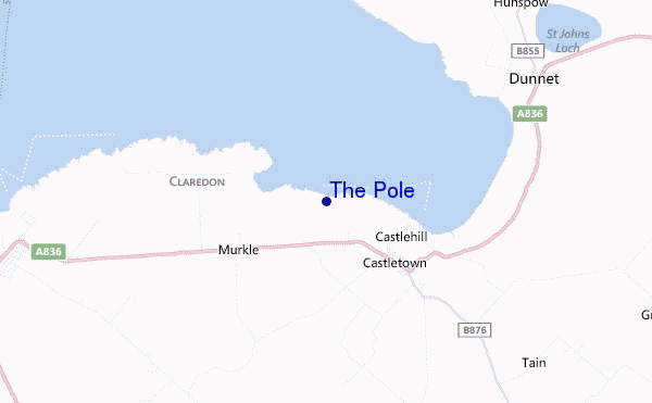 carte de localisation de The Pole