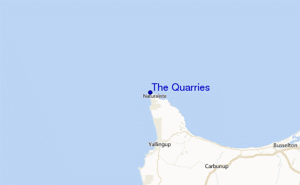 The Quarries Location Map