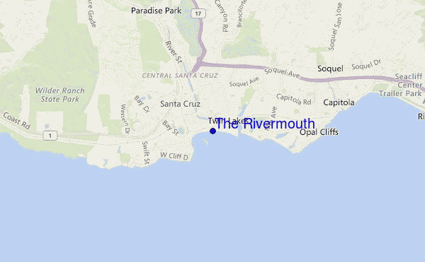 carte de localisation de The Rivermouth
