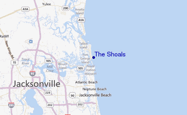 The Shoals Location Map