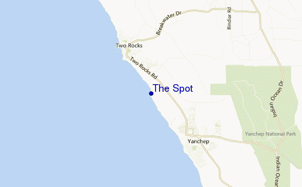 carte de localisation de The Spot