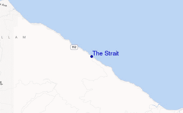carte de localisation de The Strait