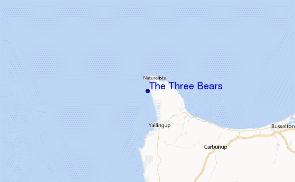 The Three Bears Location Map