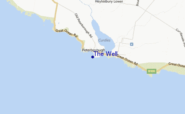 carte de localisation de The Well