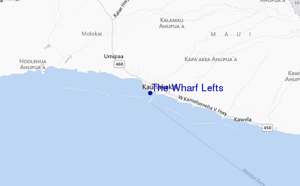carte de localisation de The Wharf Lefts