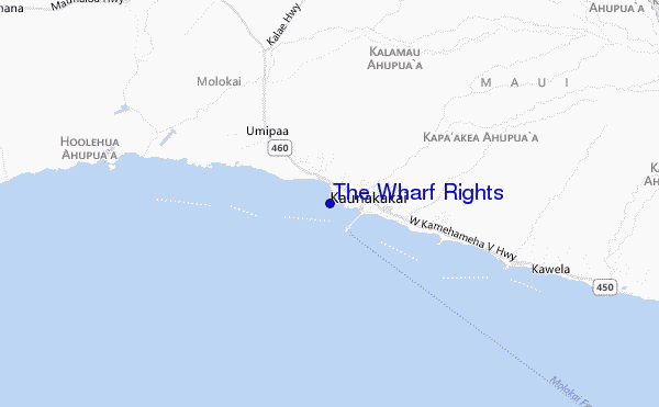 carte de localisation de The Wharf Rights