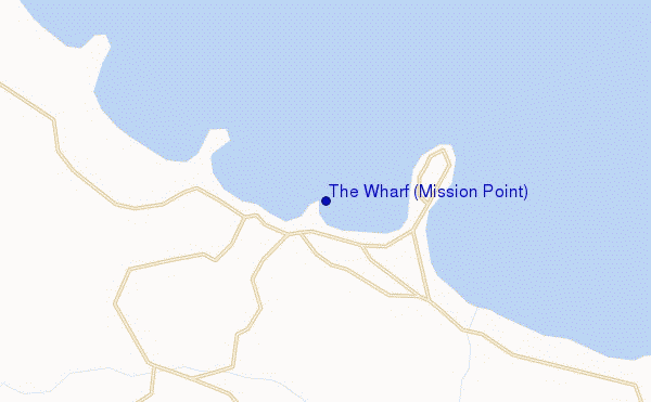carte de localisation de The Wharf (Mission Point)