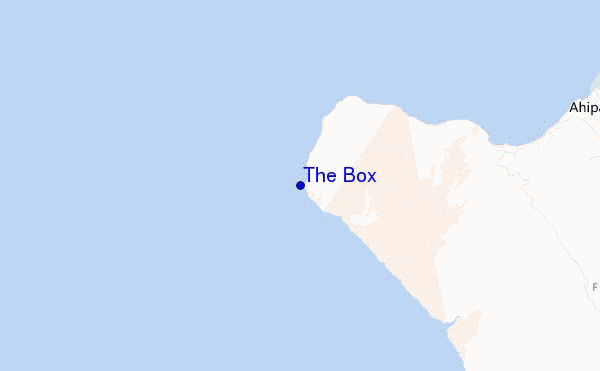 carte de localisation de The Box