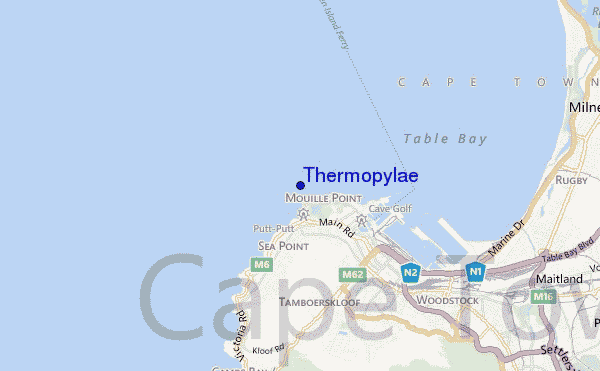 carte de localisation de Thermopylae