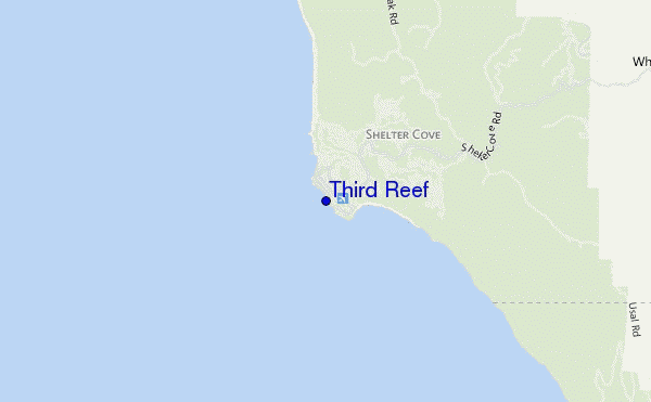 carte de localisation de Third Reef