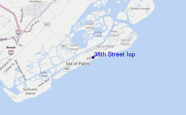 carte de localisation de 35th Street Iop