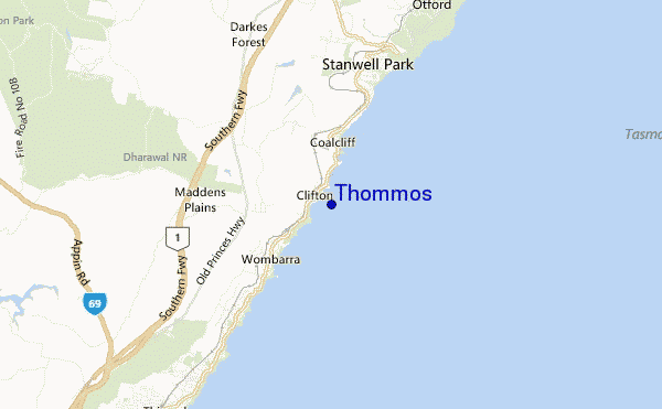 carte de localisation de Thommos